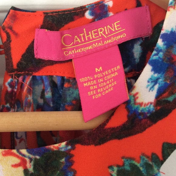 Beautiful Catherine Malandrino floral midi dress - Picture 2 of 2